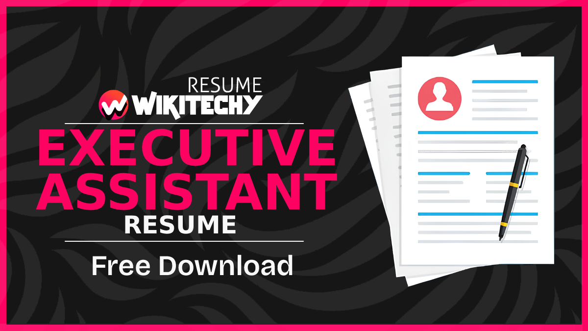 Sample Resume for Executive Assistant Resume for Executive Assistant