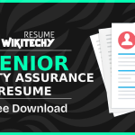 Senior Quality Assurance Resume