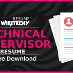 Sales Associate Resume Samples Technical Supervisor Resume