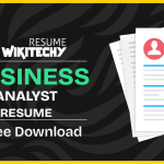 business analyst resume sample