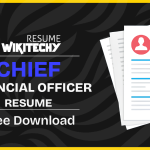 Chief Financial Officer Resume Samples