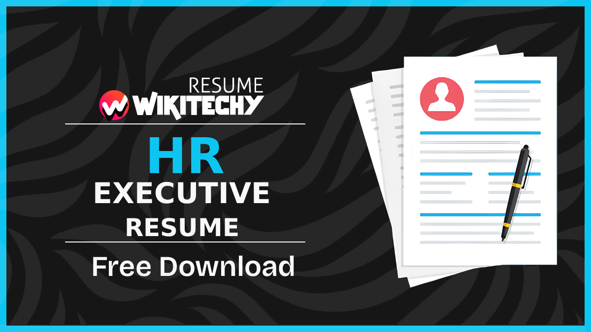 Hr Executive Resume Samples Format hr executive resume