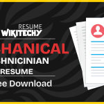 mechanical technician resume samples