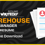 Director Of Operations Resume Samples warehouse manager resume