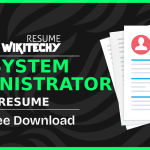 System Administrator Resume