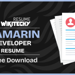Javascript Developer Resume Samples xamarin developer resume