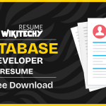 database developer resume