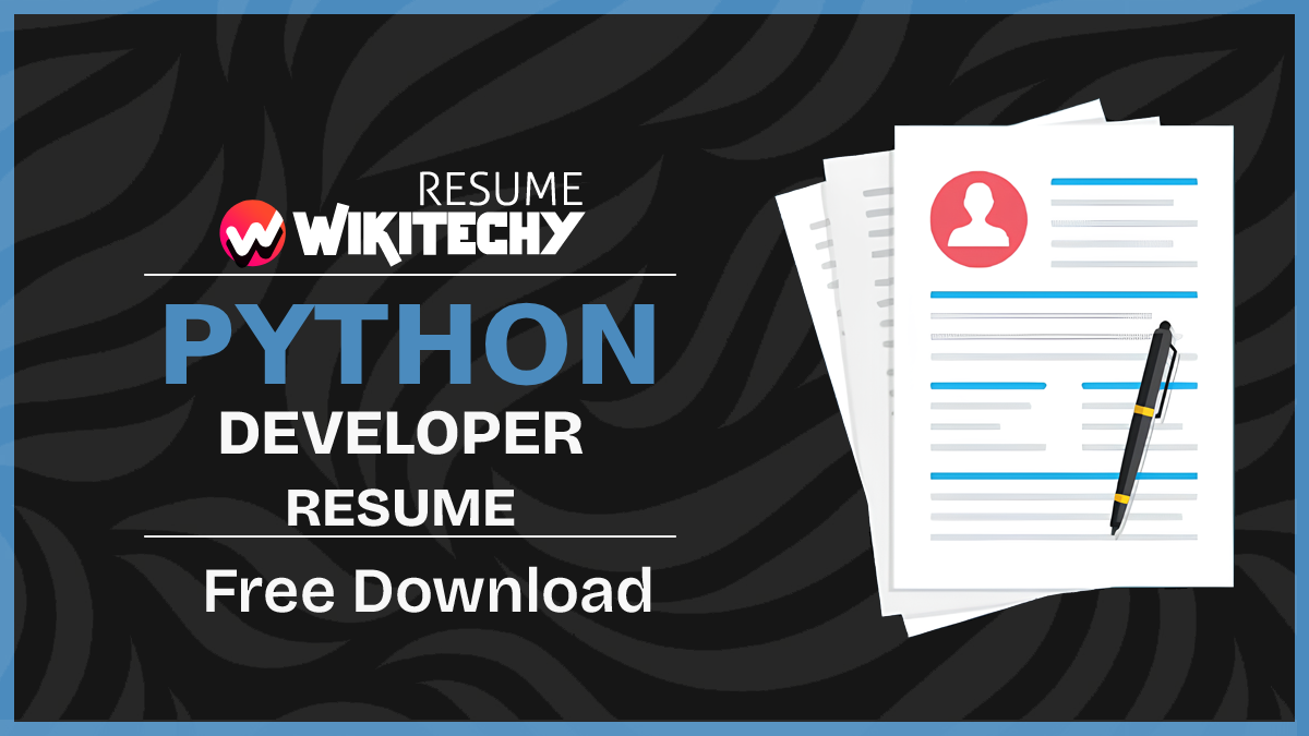 Python Developer Resume Samples python developer resumes