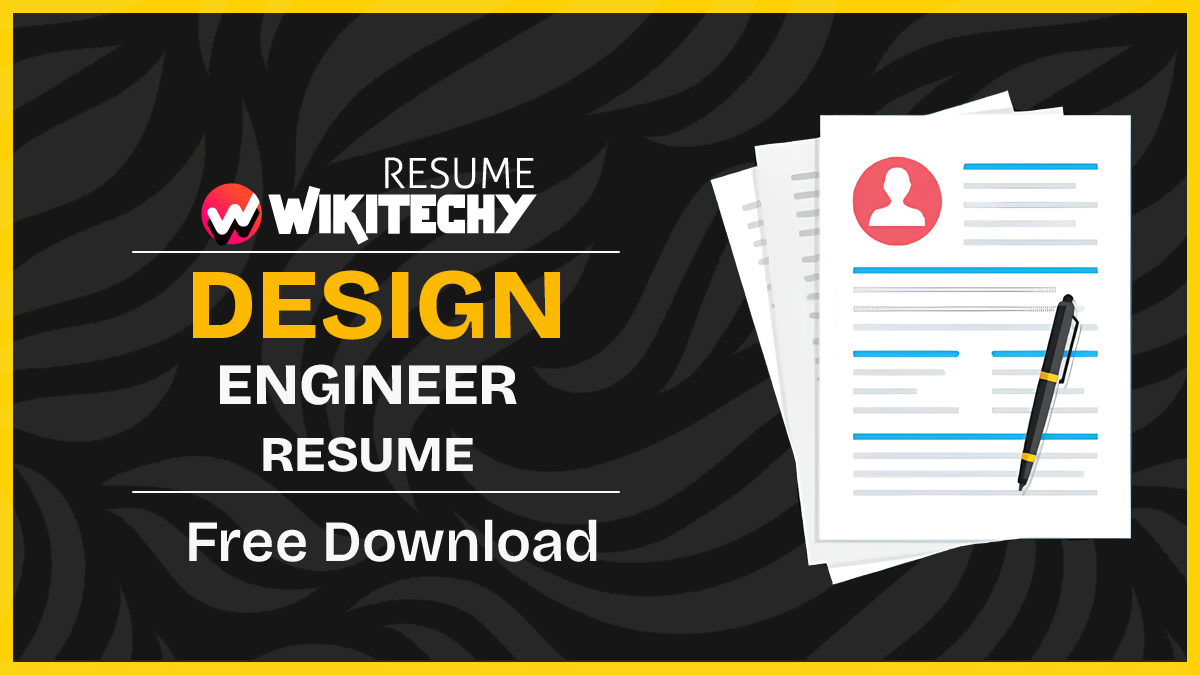 Resume for design engineer