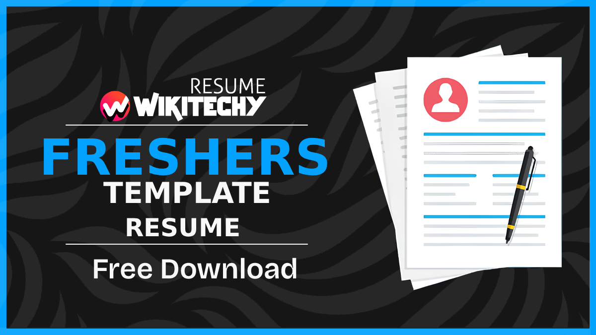 Resume Template for Freshers