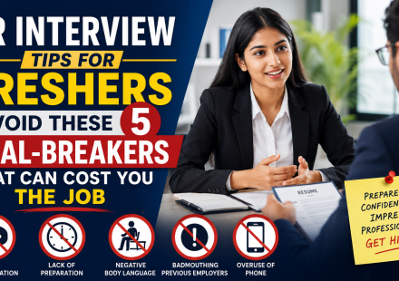 HR Interview Tips for Freshers: Avoid These 5 Deal-Breakers That Can Cost You the Job π¬