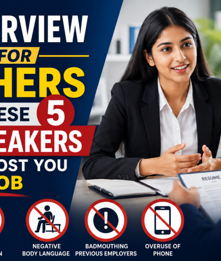 HR Interview Tips for Freshers: Avoid These 5 Deal-Breakers That Can Cost You the Job π¬