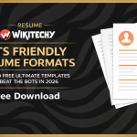 ATS Friendly Resume Formats