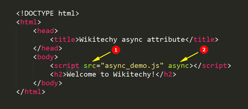 async Attribute Code Explanation