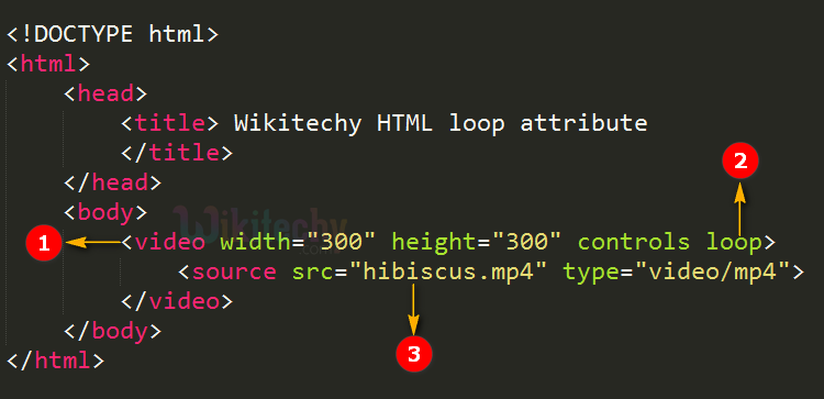 loop Attribute Code Explanation