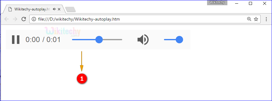 autoplay Attribute Output