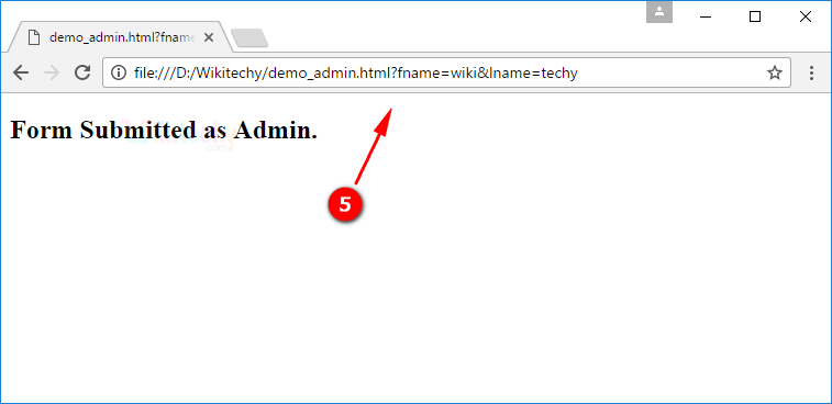 formaction Attribute Output