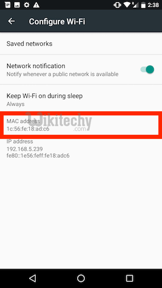 How to Change MAC Address in Android Devices