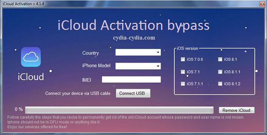 bypass icloud activation lock tool 8