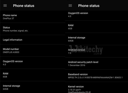Download Leaked Nougat Update for OnePlus 3T 