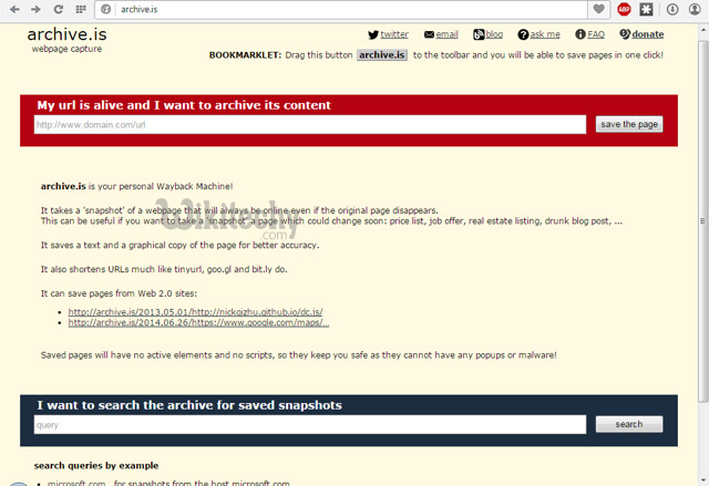 Best Wayback Machine Alternative Sites