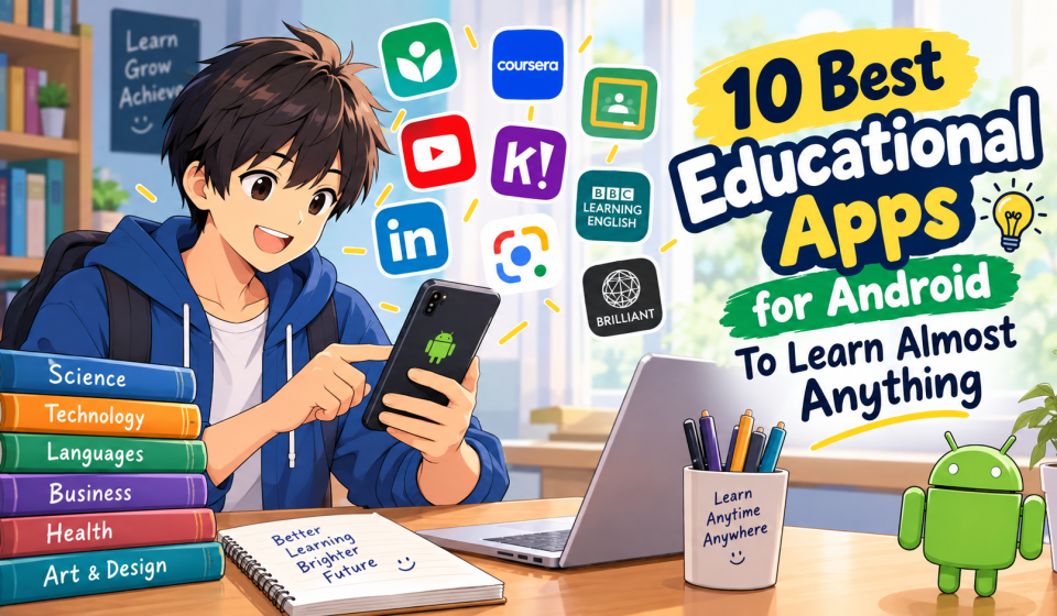 10 Best Educational Apps for Android To Learn Almost Anything