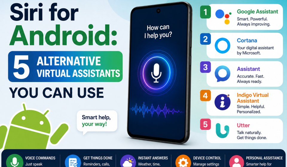 Siri for Android: 5 Alternative Virtual Assistants You Can Use