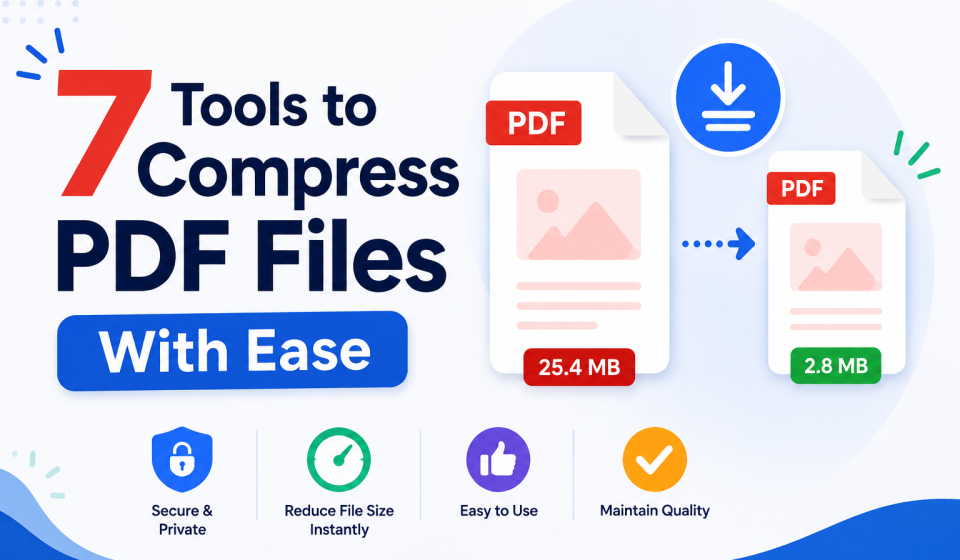 7 Tools to Compress PDF Files With Ease