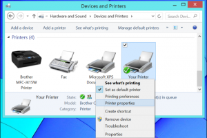share windows 10 printer with mac