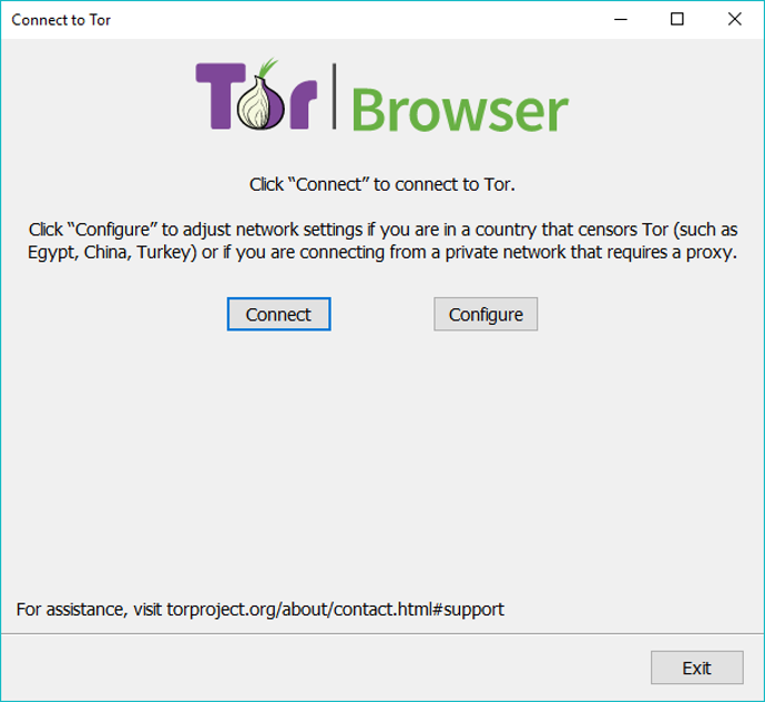 tor browser does not start hydra2web