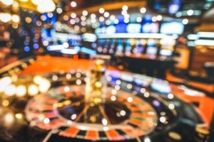 blurred virtual reality casino