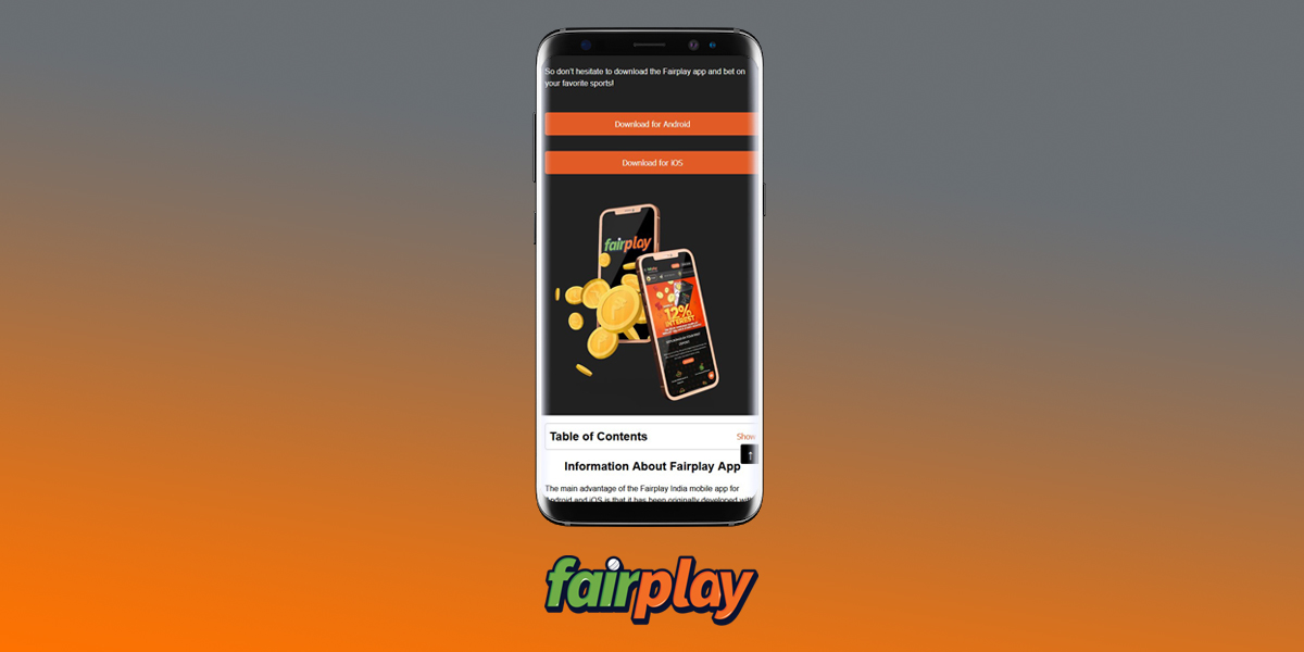 All About Fairplay betting app