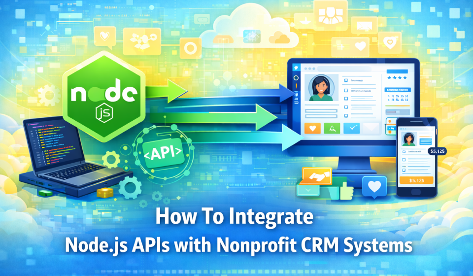 How To Integrate Node.js APIs with Nonprofit CRM Systems