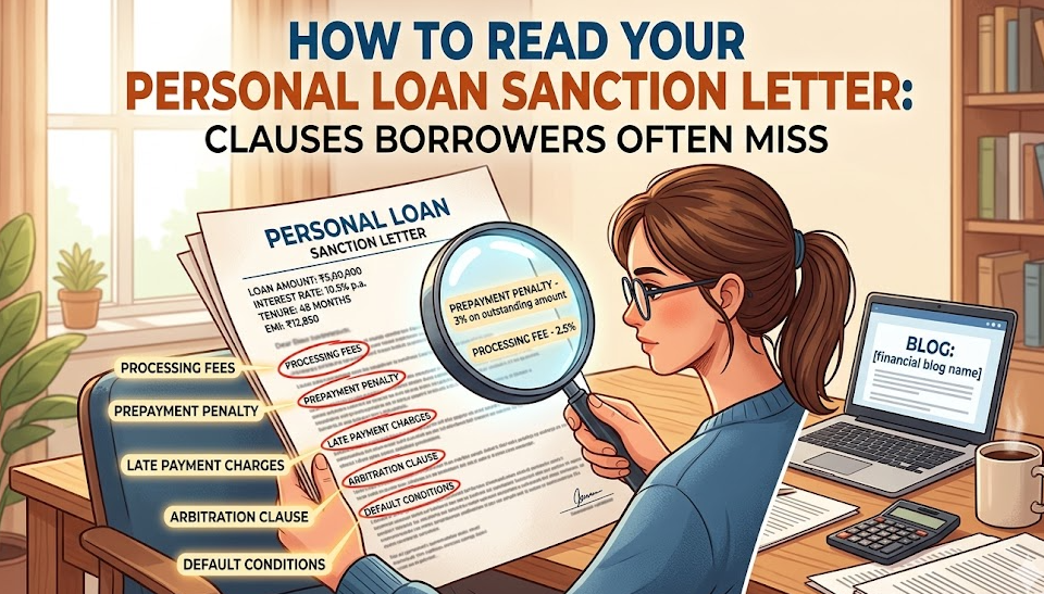 How To Read Your Personal Loan Sanction Letter: Clauses Borrowers Often Miss