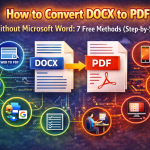 How to Convert DOCX to PDF Without Microsoft Word: 7 Free Methods (Step-by-Step)