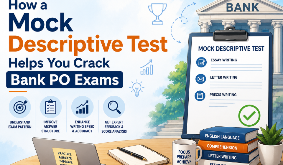 How a Mock Descriptive Test Helps You Crack Bank PO Exams