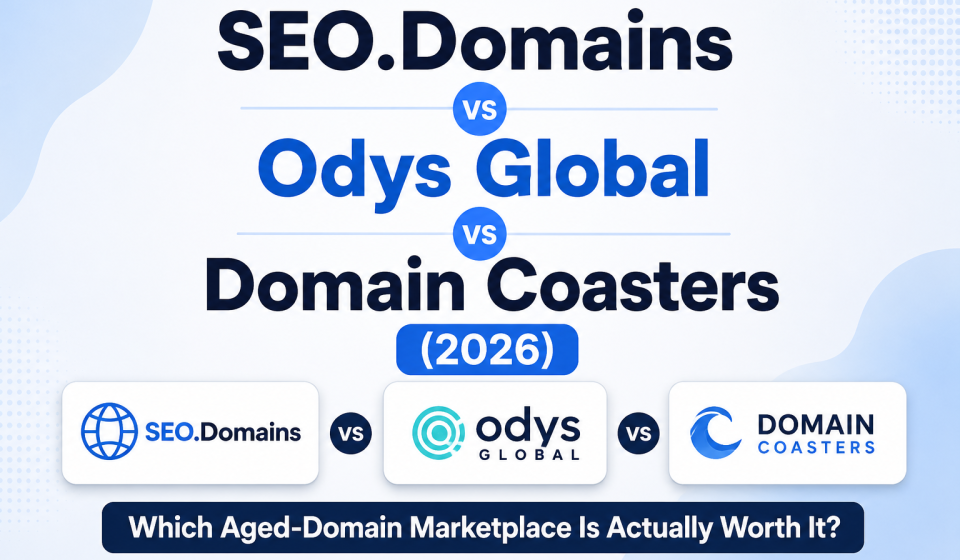 SEO.Domains vs Odys Global vs Domain Coasters (2026): Which Aged-Domain Marketplace Is Actually Worth It?