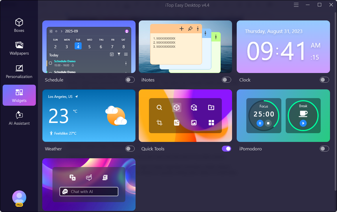 My Ultimate Desktop Setup—Powered by iTop Easy Desktop
