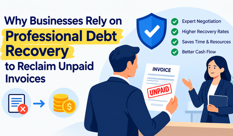 Why Businesses Rely on Professional Debt Recovery to Reclaim Unpaid Invoices