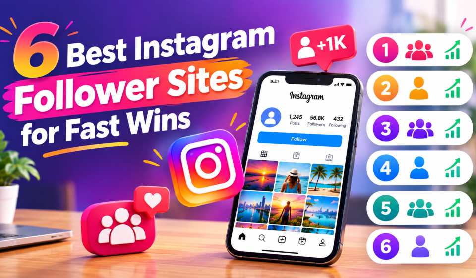 6 Best Instagram Follower Sites for Fast Wins