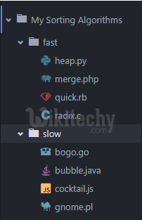 Opening files and directories in atom-editor
