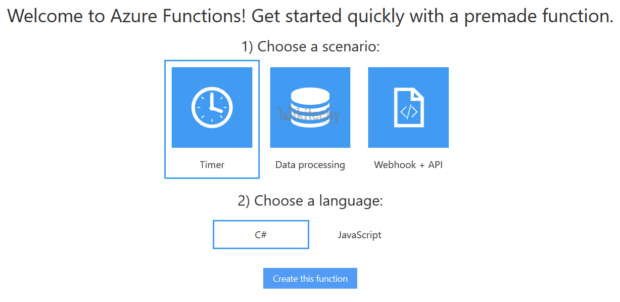 azure getting started