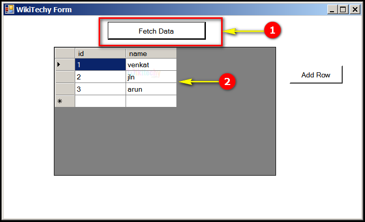  c-sharp add grid view