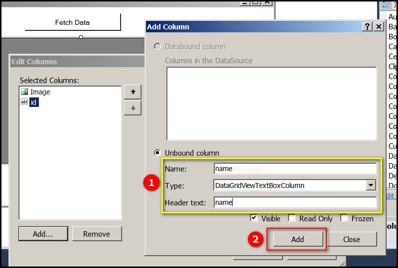  c-sharp fetch data