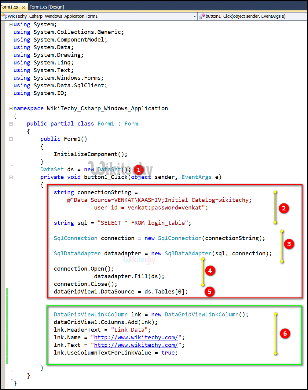  c-sharp hyperlink code