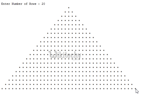  C# triangle