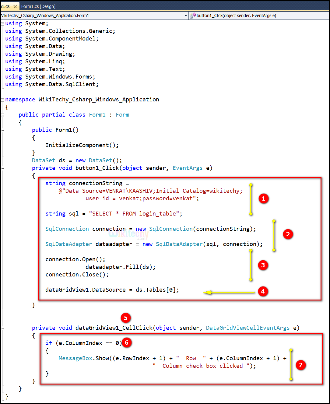  code expln checkbox