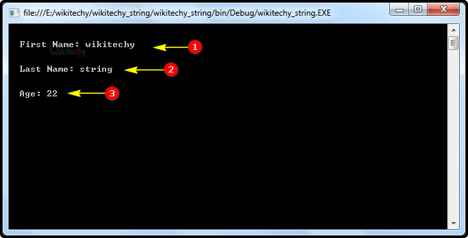  string class in c#