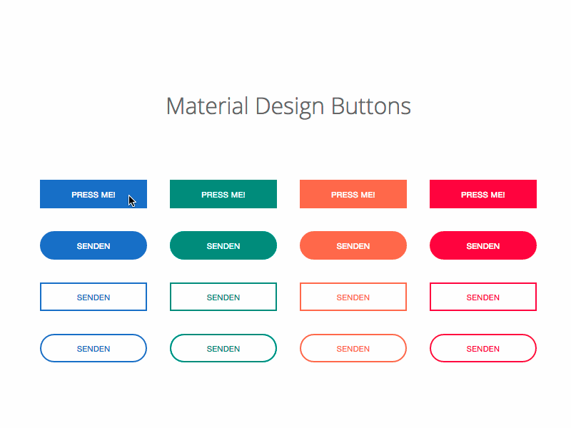 Material Design Lite Buttons - By Microsoft Awarded MVP - material ...