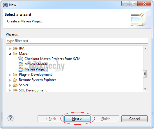  learn maven tutorial - quick create maven web application project step1example